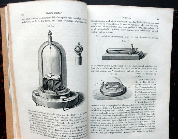 Preview of the first image of Heinrich Schellen - Der elektromagnetische Telegraph - 1870.