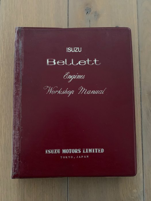 Preview of the first image of Books - Isuzu Bellett Engines Workshop Manual by Isuzu Motors Limited Tokyo, Japan 1965 (For Bellet.
