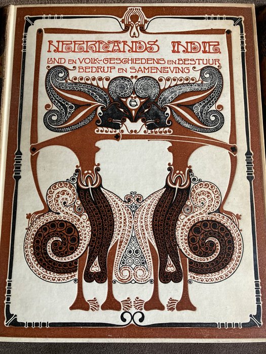 Image 2 of H. Colijn - Neerlands Indië Land en Volk Geschiedenis en bestuur bedrijf en Samenleving - 1913