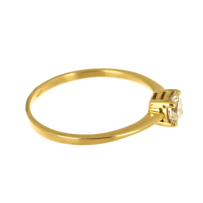 Image 3 of 18 kt. Gold - Ring - 0.38 ct Diamond