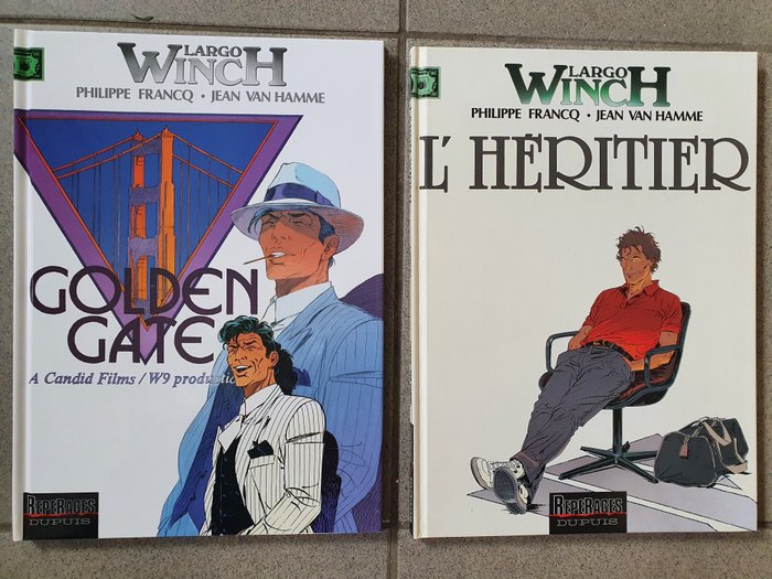 Image 2 of Largo Winch T1 + T11 + poster - 2x C - First edition - (1990/2000)