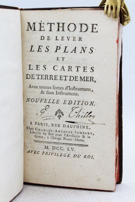Image 3 of Jacques Ozanam - Méthode De Lever Les Plans Les Plans Et Les Cartes De Terre Et De Mer - 1755