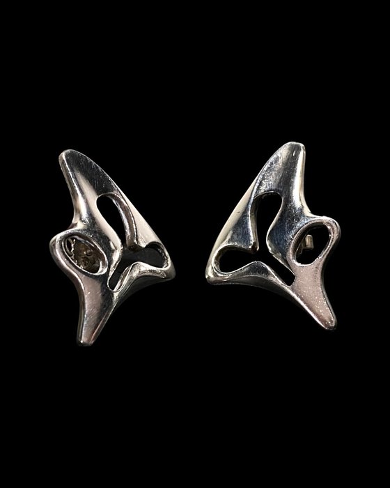 Image 2 of Henning Koppel voor Georg Jensen - 925 Silver - Earrings, Set
