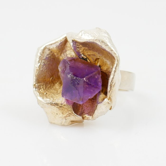 Preview of the first image of Denmark - 925 Silver - Ring Amethyst.