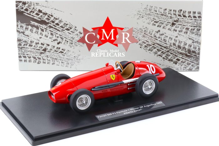 Preview of the first image of CMR Classic Model Replicars - 1:18 - Ferrari 500 F2 Formula 1 Winner GP Argentina 1953 - Albert Asc.