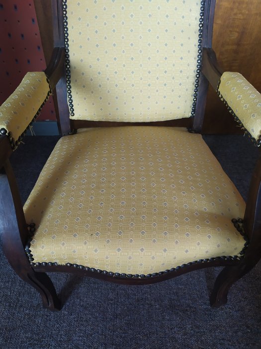 Image 3 of Voltaire armchair - Wood - First half 20th century