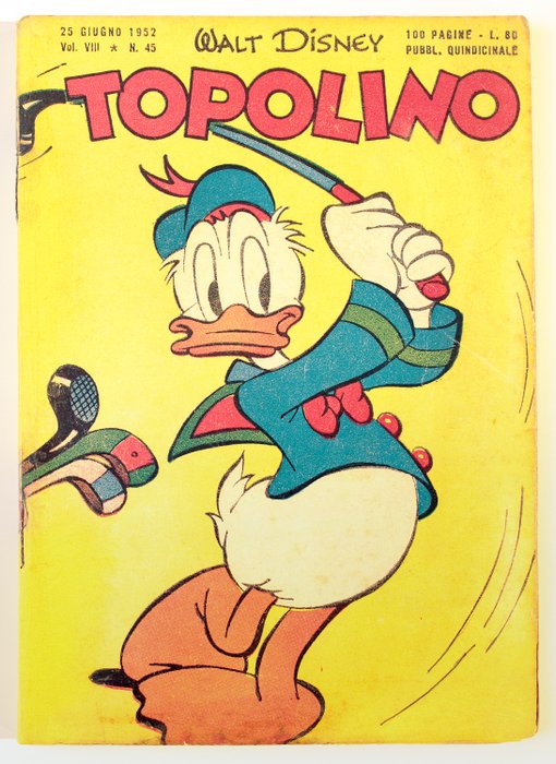 Preview of the first image of Topolino 45 - Topolino - Stapled - (1952).