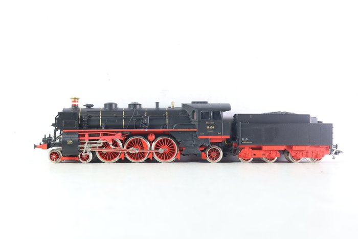 Image 2 of Märklin H0 - 3618 - Steam locomotive with tender - BR 18.4 - DRG