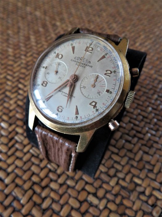Preview of the first image of Coresa - Chronograph Suisse - "NO RESERVE PRICE" - Men - 1950-1959.