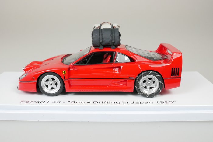 Image 2 of Kess - 1:43 - Ferrari F40 "Snow Drifting in Japan" - 1993 - 1 of 400 pieces
