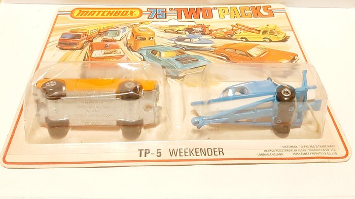 Image 2 of Matchbox - 1:64 - Ford Capri n. 54, Boat and Trailer n. 9 - 'Two packs' TP-5 (The Weekender)
