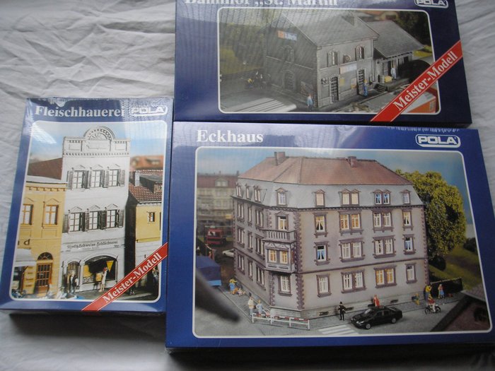 Preview of the first image of Pola H0 - 156 / 174 / 780 - Scenery - 3 model building kit, still sealed.