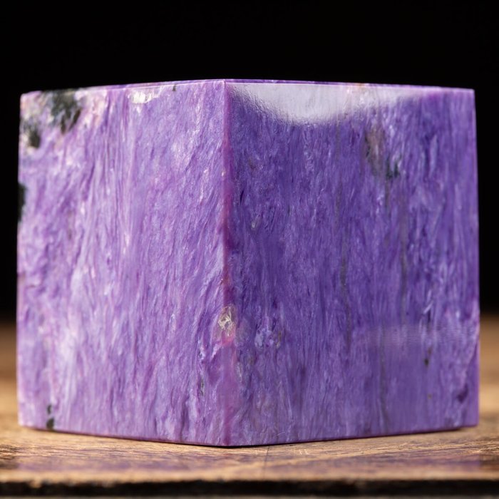 Primera calidad - Cubo de caorita Mineral raro - exclusivo - 60×60×60 mm - 603 g