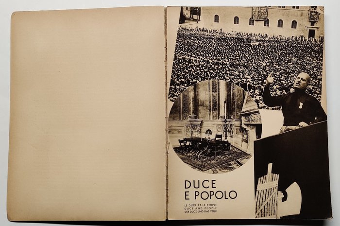 Preview of the first image of Mussolini - Si Rinnovano Gli Istituti Si Redime La Terra... - 1934.
