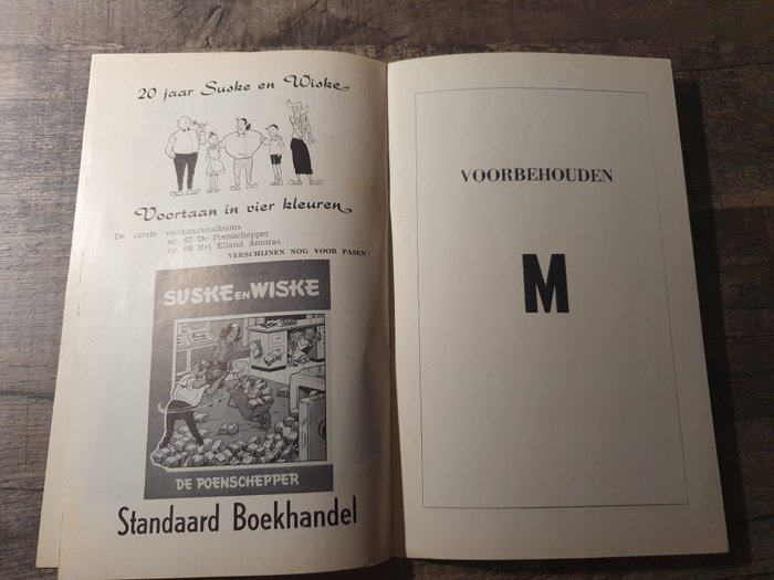 Preview of the first image of Suske en Wiske - Pats poppenspel programmaboekje - Publiciteit vierkleurenreeks deel 67 + 68 - Stap.