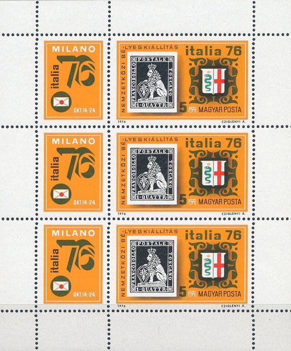 Image 3 of Italian Republic 1976/1992 - Lot of 21 souvenir sheets of the ‘Poligrafico dello Stato’ including 1