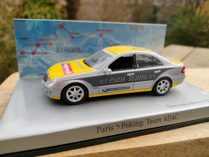 Image 2 of MiniChamps - 1:43 - Mercedes-Benz E Klasse,rally Parijs Peking - limited edition of only 500 pieces