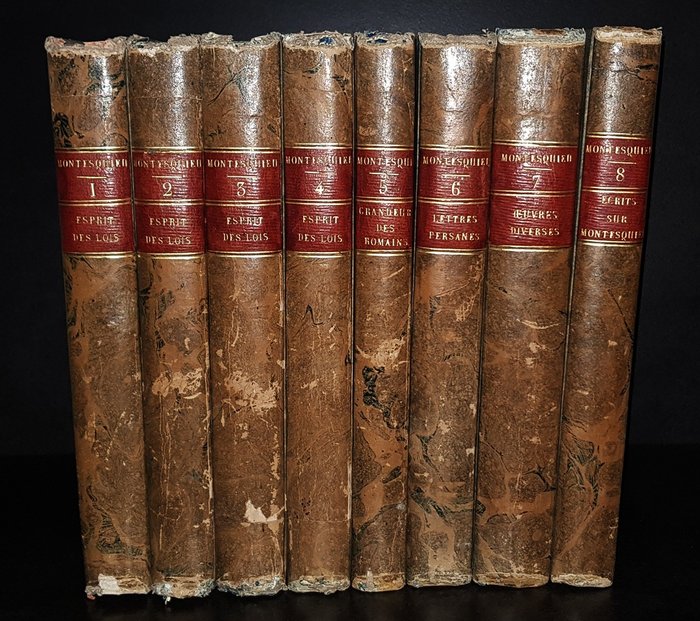 Preview of the first image of Montesquieu - Oeuvres de Montesquieu. Nouvelle édition contenant l'Eloge de Montesquieu? - 1819.