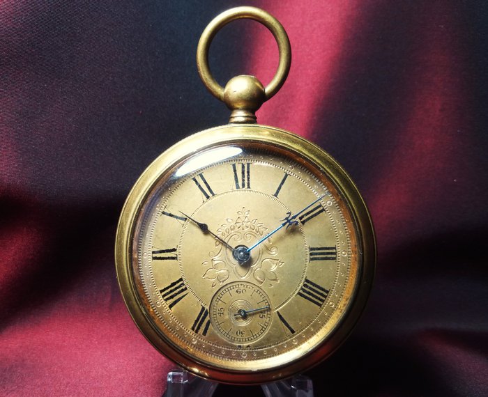 Image 3 of Virginia Gold - E. Newton - pocket watch NO RESERVE PRICE - Men - 1850-1900