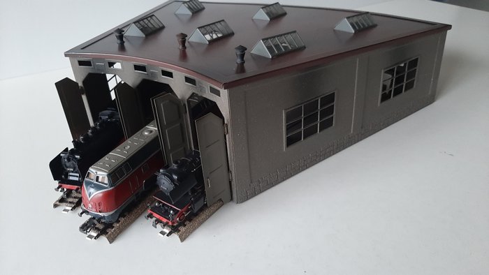 Image 3 of Märklin H0 - 7028 - Attachments - locomotive shed