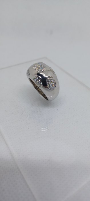 Image 3 of 18 kt. Gold - Ring - 0.67 ct Diamond - Diamonds