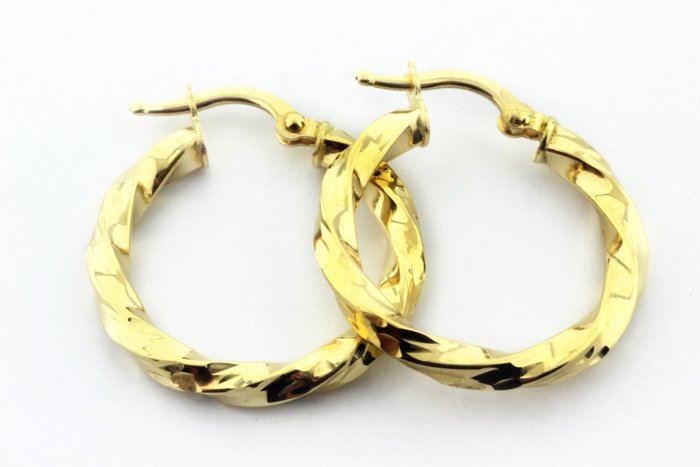 Preview of the first image of Senza Prezzo di Riserva - 18 kt. Gold, Yellow gold - Earring.