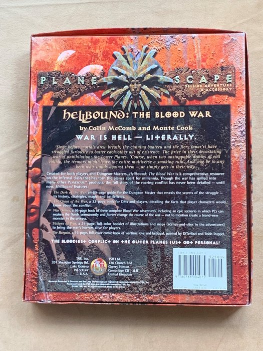 Image 3 of Amazing Advanced Dungeons & Dragons Planescape 1996 Collectors Box - Hellbound: The Blood War. Delu