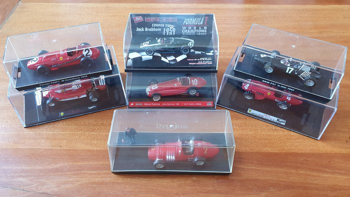 Preview of the first image of Hot Wheels - 1:43 - Hotwheels Brumm - 7 Formula 1 World Champion models.