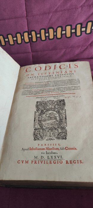 Image 2 of Justinien - Antoine Le Conte - Codicis dn. Iustiniani sacratissimi principis - 1576