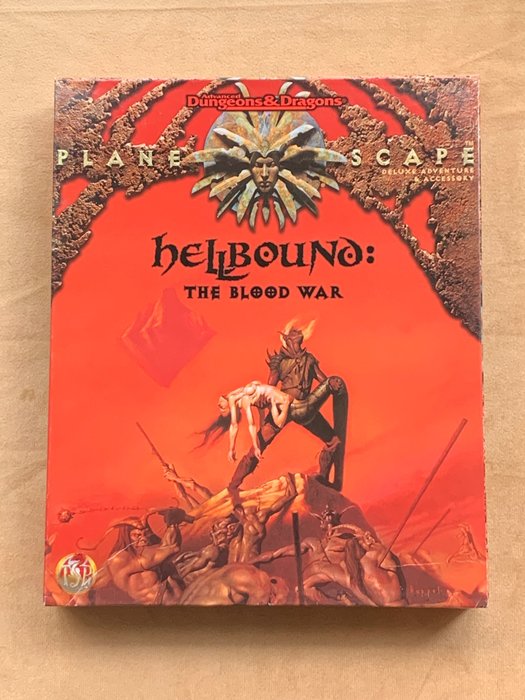 Image 2 of Amazing Advanced Dungeons & Dragons Planescape 1996 Collectors Box - Hellbound: The Blood War. Delu