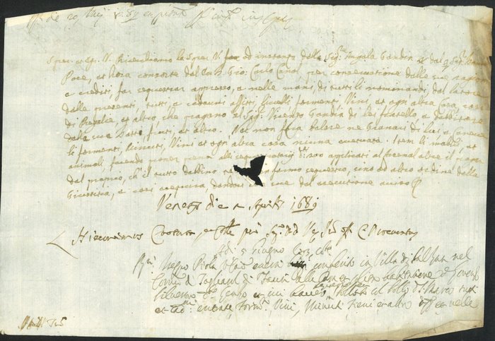 Image 2 of (Doge Francesco Morosini period) - Legal manuscript - 1689