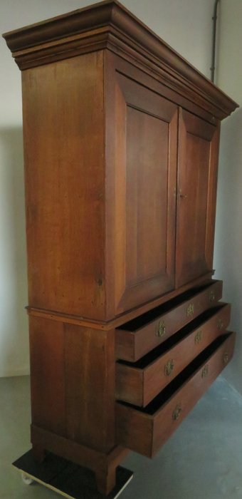 Image 3 of Cabinet - Neoclassical - Copper, Oak - Approx. 1870