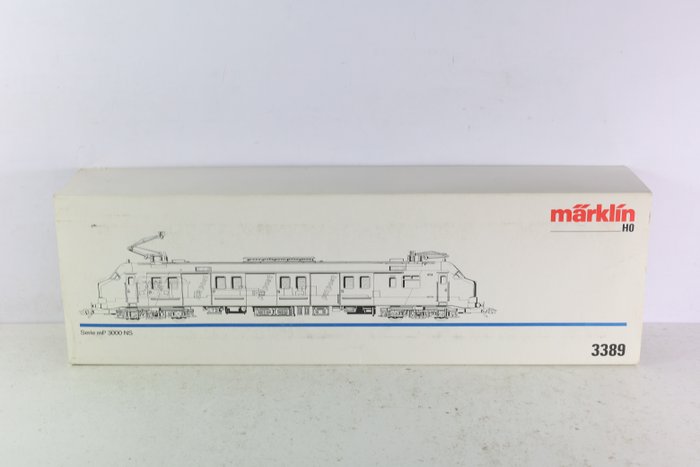 Image 3 of Märklin H0 - 3389 - Railcar - mP 3000 "PTT Post" - NS