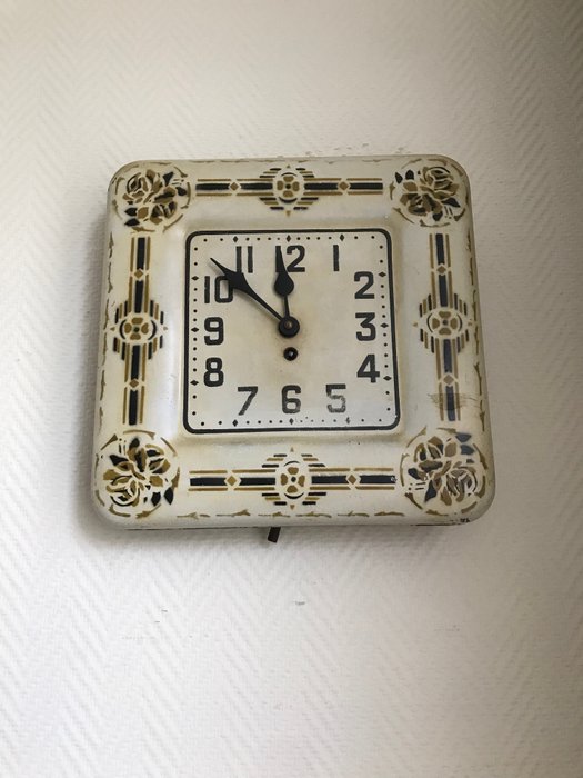 Image 2 of Japy Frères et Cie, Beaucourt France. - Beautiful Art Deco clock with a pendulum clock