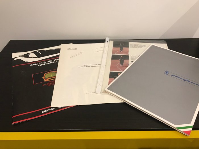 Preview of the first image of Brochures/catalogues - Pininfarina Ferrari and peugeot 4 rare brochures - Ferrari, Pininfarina - 19.