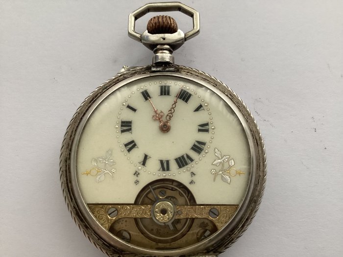 Preview of the first image of 8 days pocket watch - Full Hunter - NO RESERVE PRICE - Men - 1901-1949.