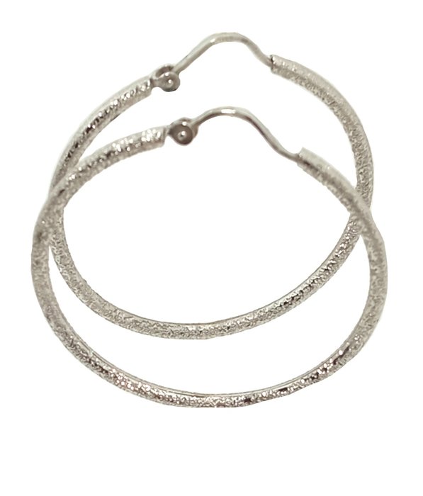 Image 3 of 18 kt. White gold - Earrings
