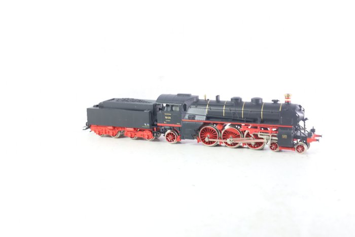 Preview of the first image of Märklin H0 - 3618 - Steam locomotive with tender - BR 18.4 - DRG.