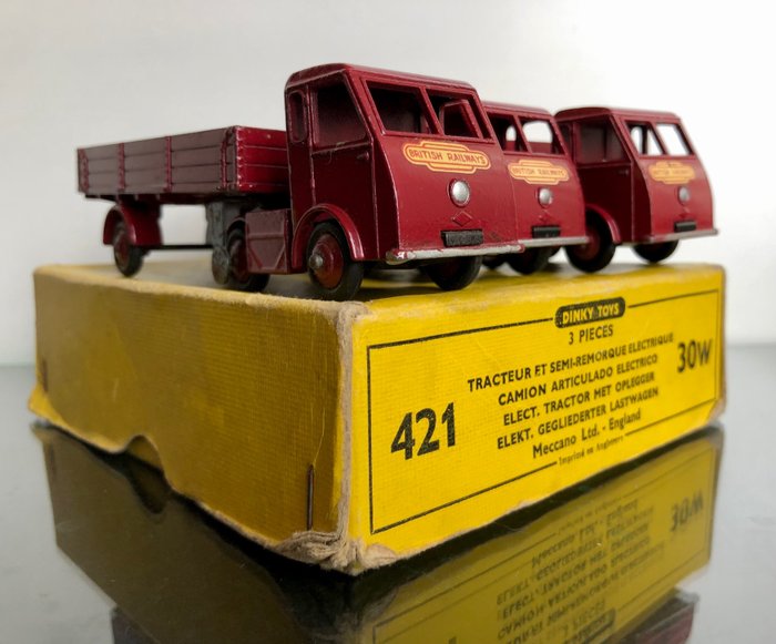 Image 2 of Dinky Toys - 1:43 - ref. 421 Electric Articulated Lorry Trade Pack - Mint in Box