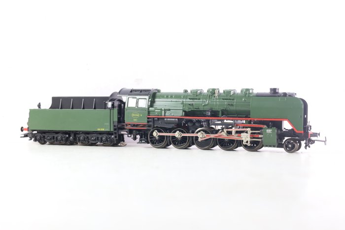 Preview of the first image of Märklin H0 - 3314 - Steam locomotive with tender - Series 25 - SNCB NMBS.