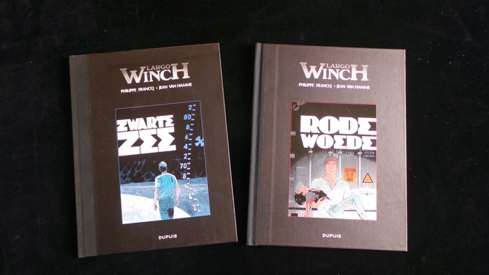 Preview of the first image of Largo Winch 17, 18 - Zwarte zee - Rode woede - Luxe - Hardcover - First edition - (2010/2012).
