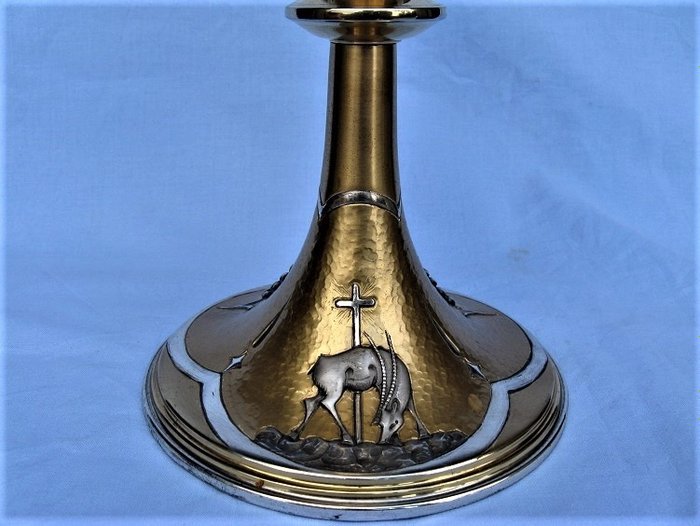 Image 2 of Chalice - Silver, Silver and gilt metal - Mid 20th century