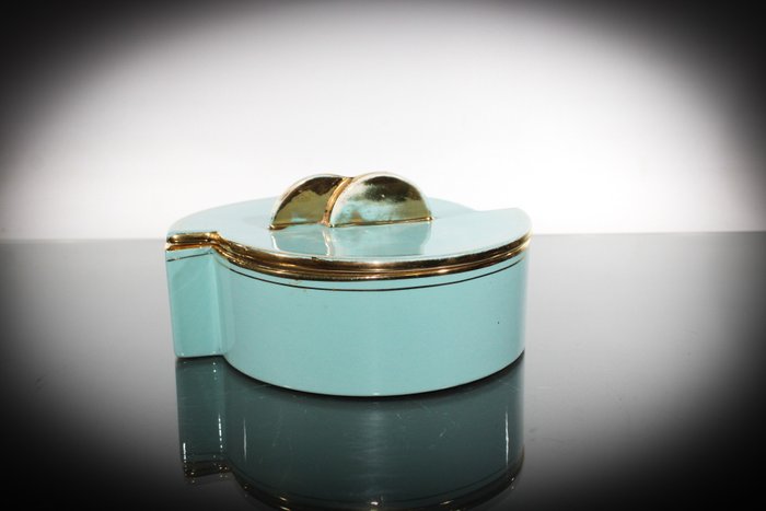 Preview of the first image of Boch - Raymond Chevallier - Art Deco lidded box.