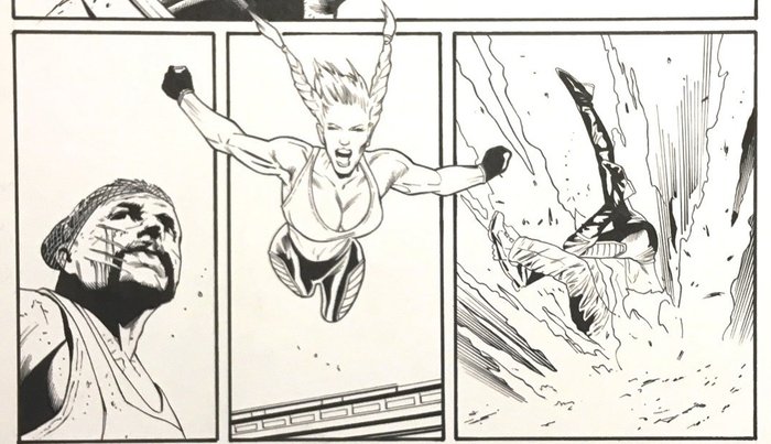 Image 3 of Uncanny X-Men #515 Page 5 - Greg Land - Originele pagina - Unique copy - (2009)