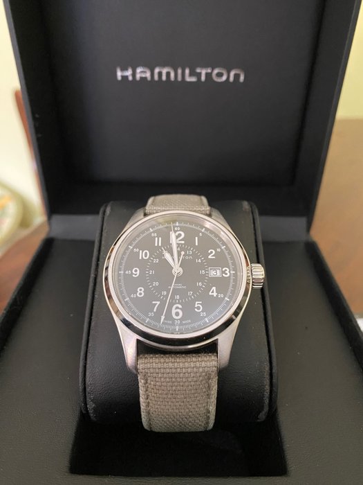 Preview of the first image of Hamilton - Khaki Automatic - H70595963 - Men - 2011-present.