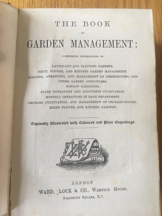 Image 3 of [Samuel Orchart Beeton] - Beeton’s Book Of Garden Management - 1881