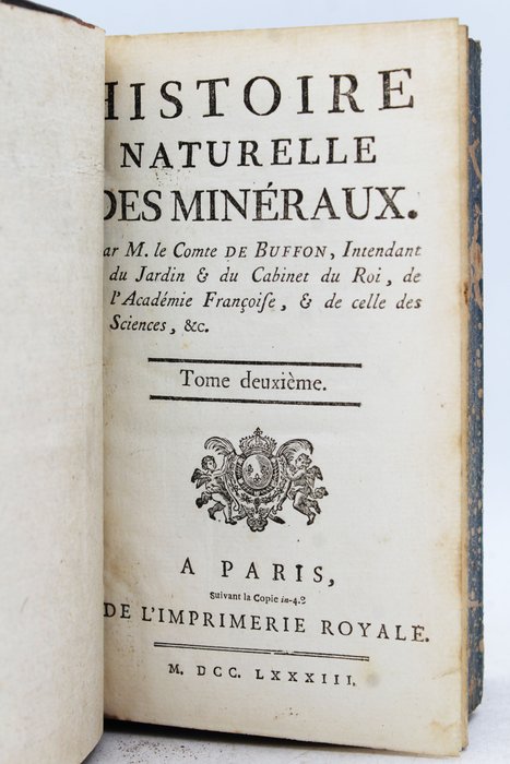 Image 3 of M. Le Comte De Buffon - Histoire Naturelle Des Minéraux - 1783/1788