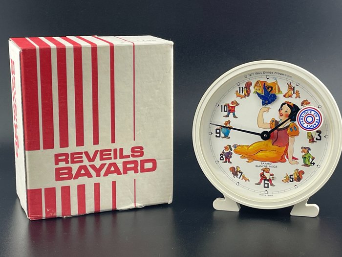 Preview of the first image of Disney/Bayard - Animated Clock - Snow White and the Seven Dwarfs - (1977).