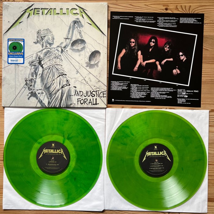 Metallica -  And Justice For All [coloured vinyl] - Album 2 x LP (album  doppio) - Vinile colorato - 1988 - Catawiki