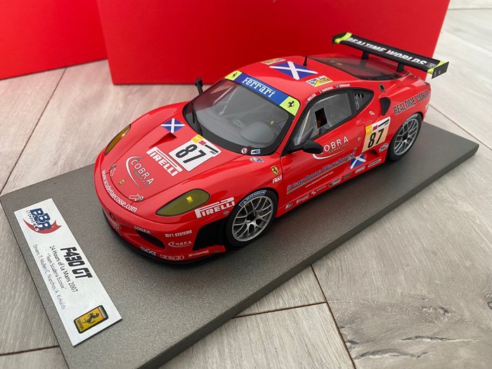 Preview of the first image of BBR - 1:18 - Ferrari f430 GT limitée 100 pièces - 24 hours of le mans 2007.